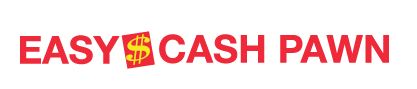 Easy cash pawn logo Horizontal RED